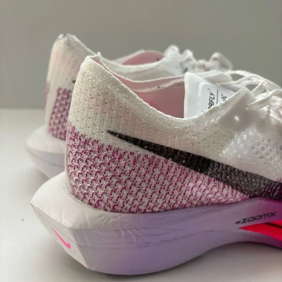 Nike ZoomX Vaporfly Next% 3 Mens Sz 11.5 White Vivid Purple Black DV4129-104 NEW